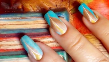 Nail Art Water Marble