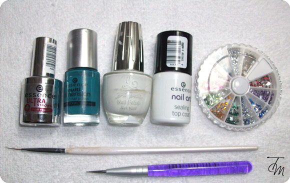 Tutorial Nail Art Damascato