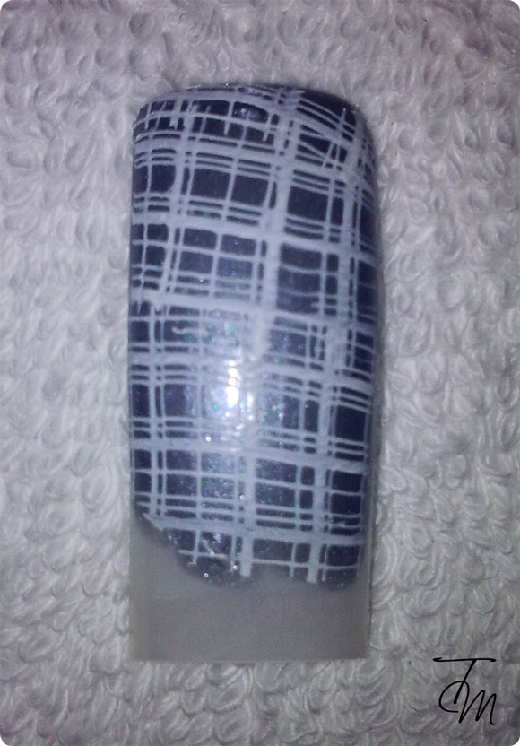 Tutorial Nail Art Tartan