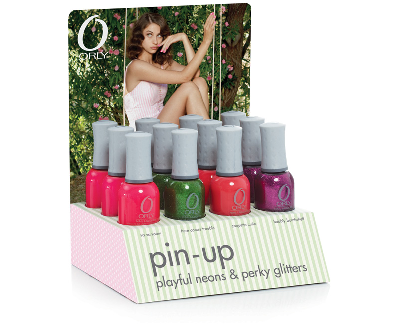 espositore orly pin up collection