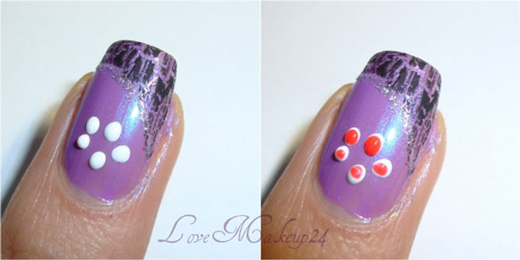 tutorial nail art easy flower