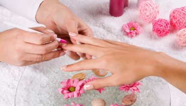 Manicure for wedding day in Las Vegas