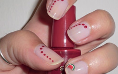 Watermelon nail art