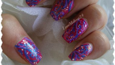 Tutorial Nail Art Abstrac Arabesque