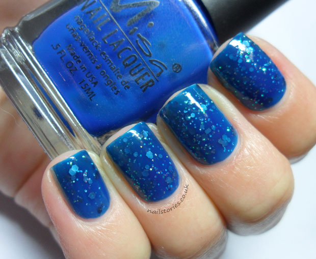 Jelly Sandwich Nail Art blue