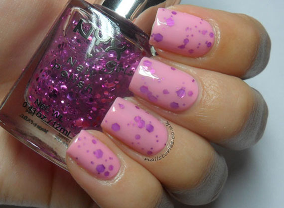 Jelly Sandwich Nail Art rosa