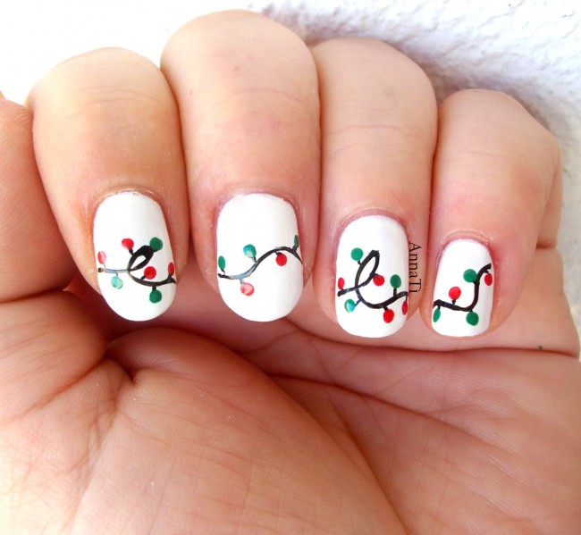 nail-art-luci-di-natale