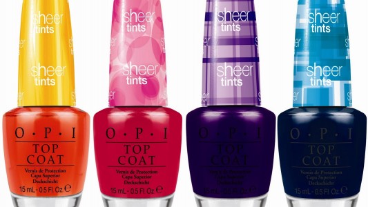 OPI Sheer tints collage