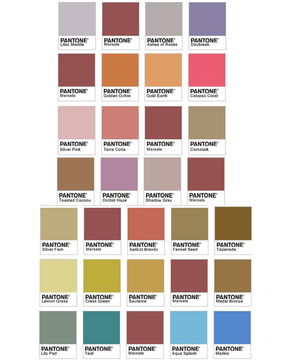Marsala Pantone Color Of the Year 2015