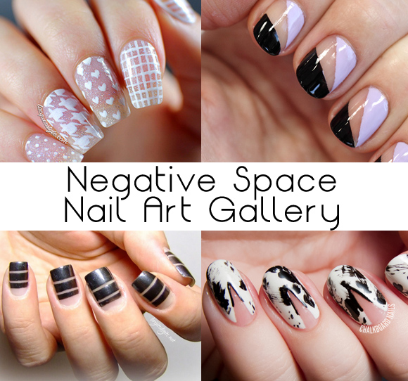 Negative Space Nail Art