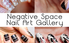 Negative Space Nail Art