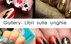 book nail art