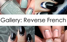 Reverse French Manicure