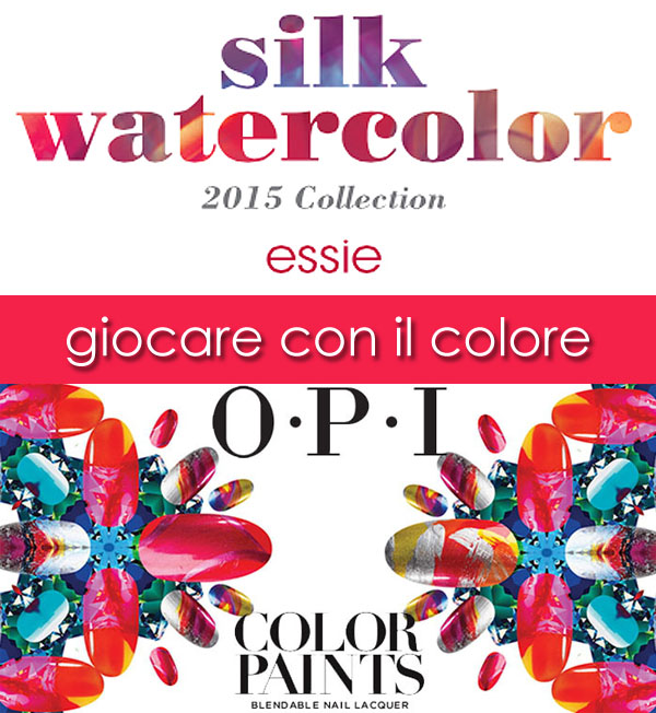 Essie Silk Watercolors OPI Color Paints