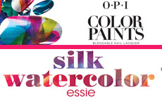 Essie Silk Watercolors OPI Color Paints