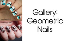 Geometric Nail Art