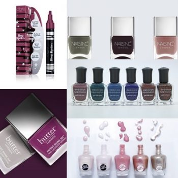 Ciatè London, Butter London, Nails Inc, Deborah Lippman, Sally Hansen 