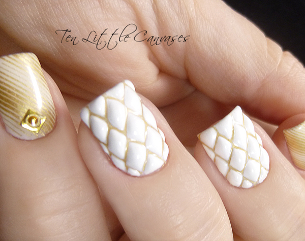 quilted nails (c) Ten Little Canvases